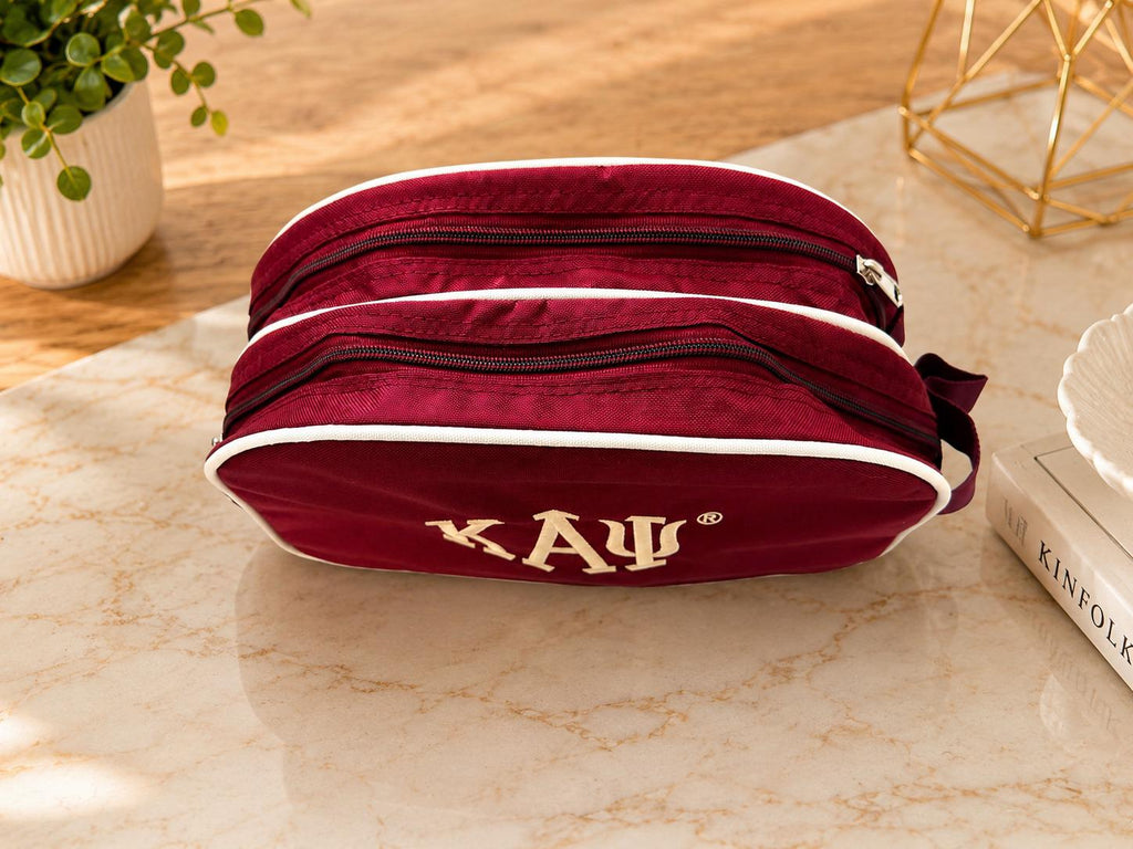 Kappa Alpha Psi Toiletry Kit Bag | Travel Organizer |Cosmetic & Shaving Bag