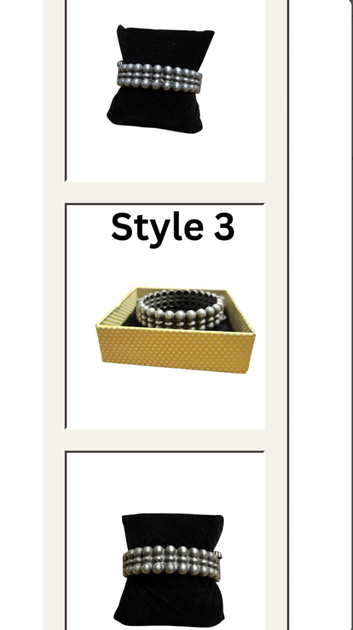 Oxidized Silver Bangle Bracelet: Handcrafted Brass Stacking Jewelry