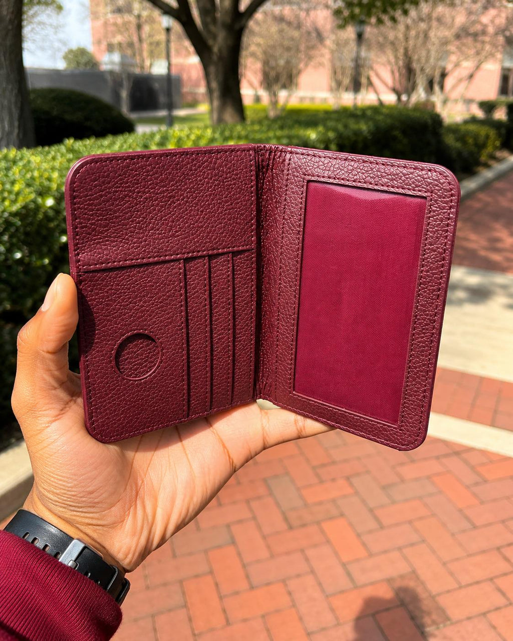 Kappa Alpha Psi Genuine Cowhide Leather Passport Cover |  Travel Wallet |Greek Life Travel Accessory